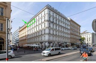Wohnung kaufen in Operngasse, 1010 Wien, TOP-INVESTMENT IN DER OPERNGASSE/ELISABETHSTRASSE | Unbefristet vermietete Altbauwohnung | Geb. Jahr Mieter 1939 | 5. Stock