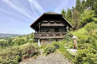 Almhütte zu kaufen in 9112 Griffen, Idyllische Almhütte mit Eigener Sauna auf 1.200 Meter Seehöhe mit Atemberaubendem Weitblick auf die Koralm in Wunderschöner Lage Nahe dem Kärntner Klopeiner See
