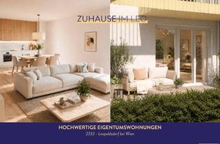 Wohnung kaufen in 2333 Leopoldsdorf, Zuhause IM LEO | Schöne 3 Zimmer Gartenwohnung mit Terrasse | Tiefgarage im Gebäude | Hauptstraße | Ende 2028 - Top 4