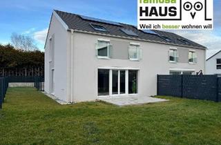 Doppelhaushälfte kaufen in 2540 Bad Vöslau, Nachhaltige Ziegelmassivbauweise: großzügige Doppelhaushälfte mit ca. 167m² Nutzfläche und Südgarten samt 2 Parkplätzen.