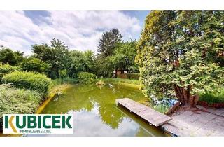 Villen zu kaufen in 2285 Leopoldsdorf im Marchfelde, Kleine Villa, großer Schwimmteich.