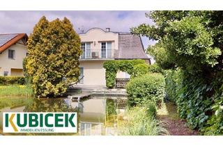 Villen zu kaufen in 2285 Leopoldsdorf im Marchfelde, Kleine Villa, großer Schwimmteich.