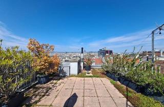 Maisonette kaufen in Johann Strauss Gasse, 1040 Wien, Blick über WIEN - Maisonette Dachgeschosswohnung mit Dachterrasse