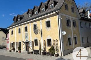 Immobilie kaufen in 3341 Ybbsitz, WIE DAMALS! Uriger Charm in altösterreichischem Gasthof in wunderschöner Zentrumslage! Anlageobjekt, Vermietet!