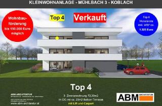Wohnung kaufen in 6842 Koblach, 3-Zimmer Dachgeschosswohnung mit Lift und Carport (Top 4)
