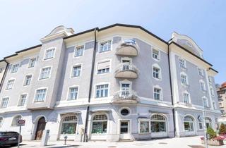 Wohnung kaufen in 5020 Salzburg, ELISABETH-VORSTADT | Stilvolle 3-Zimmer-Altbauwohnung mit 3,30 m Raumhöhe und Balkon in urbaner Lage