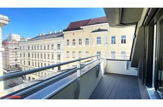 Wohnung kaufen in 1050 Wien, THE NEW DIMENSION NO. 1 - GENIALER DACHERSTBEZUG - LOGGIA - 2 ZIMMER - SONNIGER CITYBLICK - PERFEKTER GRUNDRISS - EIN HIGH END PROJEKT