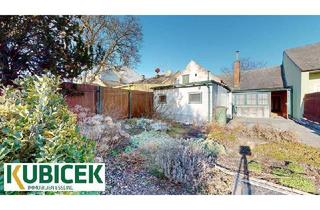 Haus kaufen in Eßlinger Hauptstraße 110, 1220 Wien, Althaus und Garten mit "Perspektive".