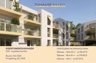 Wohnung kaufen in 2333 Leopoldsdorf, Zuhause IM LEO | Exklusive 2 Zimmer Balkonwohnung | 2.OG | Tiefgarage im Gebäude | Hauptstraße | Sommer 2029 - Top 31