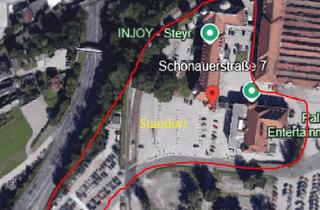  in Schönauerstraße, 4400 Steyr, Schotterparkplatz ab 500 - 3.000m² im Zentrum von Steyr