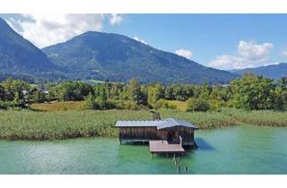 Haus kaufen in 5350 Strobl, Der Traum vom eigenen Bootshaus: Wolfgangsee - Landhaus in Alleinlage mit unverbaubarem Seeblick und Bootshaus
