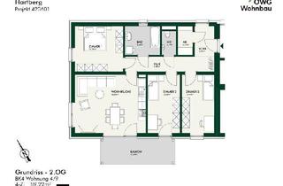 Wohnung mieten in Josef-Lind-Straße 28/9, 8230 Hartberg, PROVISIONSFREI - ERSTBEZUG - 4-Zimmer-Wohnung in ruhiger Lage mit Balkon - geförderte Miete - 4 Zimmer