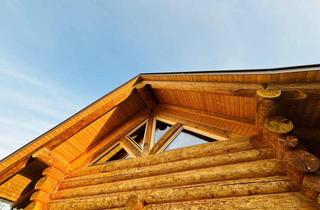 Einfamilienhaus kaufen in 9173 Sankt Margareten im Rosental, Kanadisches Blockhaus Bruttofläche EG; OG 148,92 m2, Keller 54m2, Grundfläche 1133m2