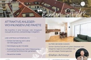 Wohnung kaufen in Leumühle, 4070 Eferding, Attraktive sichere Anlagemöglichkeit mit Vermietungsgarantie - vermietete Neubau Eigentumswohnungen