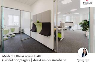 Büro zu mieten in 4655 Vorchdorf, Moderne Büros sowie Halle (Produktion/Lager) | direkt an der Autobahn | sichtbare Werbefläche | top ausgestattet