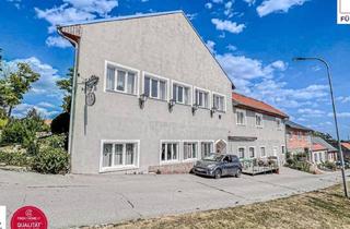 Haus kaufen in 2276 Katzelsdorf, ALL IN ONE ** EFH mit 7 Zimmern und Panoramablick + Gasthaus/Speisesaal + Lokal (ca. 400m² Wohn/Nutzfläche zzgl. Garten)
