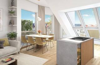 Wohnung kaufen in Ottakringer Straße 26/31, 1170 Wien, Licht. Freiheit. Rückzug. - 3 Meter Raumhöhe & private Dachterrasse nahe Yppenplatz - Wohnen, das inspiriert