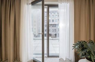 Wohnung mieten in Favoritenstraße 91, 1100 Wien, JONN-Y möbliertes Apartment mit Terrasse / Pauschalmiete inkl. Gym, Sauna, Dachterrasse, Community Area, Internet etc.! 7 Min. zum Stephansplatz!