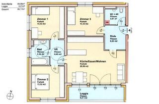 Wohnung kaufen in 4655 Vorchdorf, BARRIEREFREIS WOHNEN MIT AUSSICHT - GROßZÜGIGE 4-ZIMMER WOHNUNG IM ZENTRUM | GROßER ALLGEMEINGARTEN MIT SPIELPLATZ