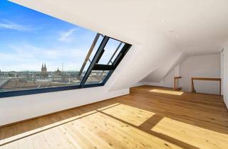 Maisonette kaufen in 1080 Wien, Exklusive DG-Wohnung mit Traum-Ausblick und Terrasse im Herzen des 8. Bezirks