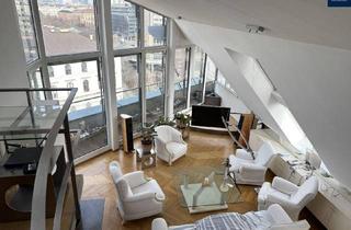 Wohnung kaufen in 1030 Wien, Exklusives Dachgeschoß mit atemberaubendem Stadtblick in Toplage - 232m² Wohnfläche in 1030 Wien