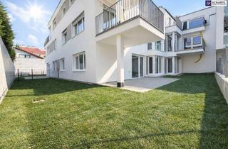 Wohnung kaufen in Weglgasse, 2320 Schwechat, FERTIGGESTELLT! Naturnah + perfekt angebunden! 4-Zimmer-Gartenwohnung mit hochwertiger und nachhaltiger Ausstattung im DAS WEGL!