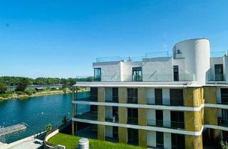 Wohnung kaufen in Kuchelauer Hafenstrasse 98, 1190 Wien, PROVISIONFREI! DIREKTEM BLICK AUF DIE DONAU! THE SHORE! RUHIG! HELLE 2. ZIMMER MIT 7m² BALKON! CONCIERGESERVICE! FITNESS! SPA-BEREICH! EINBAUKÜCHE!