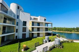 Wohnung kaufen in Kuchelauer Hafenstrasse 98, 1190 Wien, PROVISIONFREI! ERSTBEZUG! DIREKTEM BLICK AUF DIE DONAU! THE SHORE! RUHIG! HELLE 2. ZIMMER MIT 7m² BALKON! CONCIERGESERVICE! FITNESS! SPA-BEREICH! EINBAUKÜCHE!