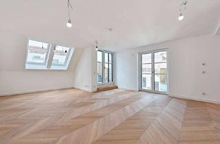 Wohnung kaufen in Kettenbrückengasse 22, 1040 Wien, EXKLUSIVES DACHGESCHOSS! Klimatisierter Erstbezug mit herrlicher Dachterrasse