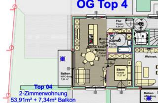 Wohnung kaufen in 6900 Bregenz, Top 4 Neubauwohnung mit Tiefgarage, Balkon und Dachterrasse