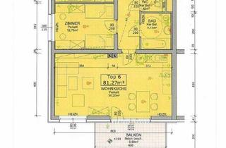 Wohnung mieten in 3463 Stetteldorf am Wagram, Stetteldorf - schöne 3 Zimmerwohnung mit Balkon in zentraler Lage