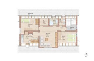Wohnung mieten in 6923 Lauterach, 3-Zimmer-Dachgeschosswohnung in einem Mehrfamilienhaus