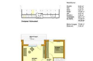 Wohnung mieten in Xy, 4973 Sankt Ulrich, Neubau - 3 Zimmer Wohnung mit Tiefgaragenplatz
