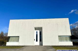 Immobilie mieten in Fischerweg, 4600 Schleißheim, Modern minimalistisches Büro/Galerie Gebäude im Grünen mit Parkplätzen