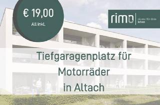 Gewerbeimmobilie mieten in 6844 Altach, Tiefgaragenplatz für Motorräder in Altach