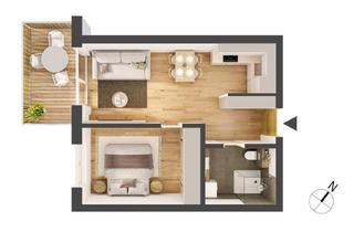 Wohnung kaufen in Franz-Prantl-Park, 6200 Jenbach, Hochwertige 2-Zimmer Dachgeschoss Wohnung HW20