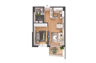 Wohnung kaufen in Kranebitterbodenweg 2, 6020 Innsbruck, Hochwertige 2-Zimmer Neubau-Wohnung mit Balkon (W07)