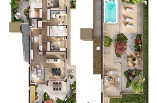 Penthouse kaufen in Alois-Schrott-Straße 18, 6020 Innsbruck, Hochwertige 4-Zimmer Penthousewohnung mit Dachgarten (W09)