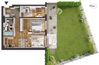 Penthouse kaufen in Alois-Schrott-Straße 18, 6020 Innsbruck, Hochwertige 3-Zimmer Neubau-Gartenwohnung (W01)