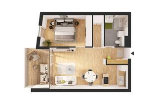 Wohnung kaufen in Nußdorfer Straße 2, 9900 Lienz, 2-Zimmer Hochparterre Neubau-Wohnung mit Balkon (W08)