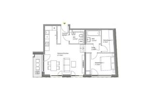 Wohnung mieten in Rauchfangkehrergasse, 1150 Wien, Erstbezug ab Juli! Nahe U4! Tolle 2-Zimmer-Wohnung mit Loggia und KFZ-Stellplatz im 15. Bezirk zu vermieten!