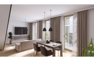Penthouse kaufen in Seidengasse 19, 1070 Wien, PROVISIONSFREI - Hof-Apartment - 2 Zimmer - ca. 69m² NFL - Klima - Terrasse und Eigengarten - hochwertige Ausstattung - Neubauprojekt - Fertigstellung 2025