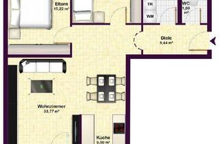 Wohnung kaufen in 6112 Wattens, Investoren aufgepasst: großzügige und gepflegte 3-Zimmer-Wohnung mit Wohnrecht