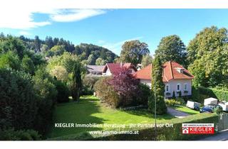 Villen zu kaufen in Hauptstraße 19, 3032 Eichgraben, +++ TRAUMHAFTE EICHGRABNER ZENTRUMSLAGE +++ Solide kleine Altbauvilla auf 943 m² in bester Zentrumslage!