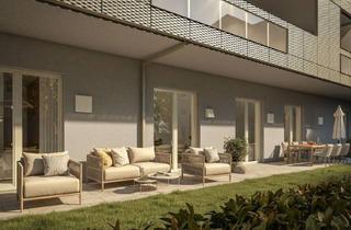 Wohnung kaufen in Mörikeweg, 4020 Linz, Quartier am Park: mit Modernster Technik Ausgestattete Familienwohnung mit 122 m² Eigengarten + 59 m² Terrasse