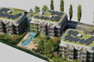 Wohnung kaufen in Quellenstraße 13, 2340 Mödling, GRÜNE STADTVILLEN - GANZ OBEN! | 3 Zimmer mit Süd-Balkon | Holzbauweise - Umweltbewusst - Modern | Provisionsfrei!