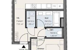 Wohnung mieten in Margaretenstraße, 1050 Wien, U4-Nähe!!! Klimatisierter ERSTBEZUG mit über 10m² Außenfläche im DG!