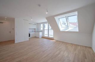 Wohnung mieten in Anton-Scharff-Gasse, 1120 Wien, ASG IV-Qualitatives Wohnen in urbaner Lage: hochwertiger 2-Zimmer Dachgeschoss-ERSTBEZUG mit BALKON! Provisionsfrei!