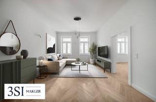 Wohnung kaufen in Sturzgasse, 1150 Wien, Kompakter Altbautraum mit Balkon: Hochwertig saniert und stilvoll gestaltet