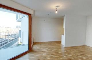 Wohnung mieten in Karl-Popper-Straße, 1100 Wien, Sonnwendviertel: 1-Zimmer-Wohnung mit Balkon im 19. OG – Fitnessraum, Co-Working & Rooftop-Terrasse inklusive!
